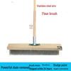 Long-Handle Stainless Steel Wire Brush for Outdoor Cement and Moss Cleaning