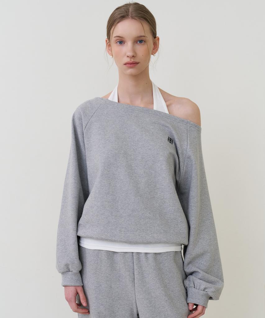 BIBYSEOB Semi-Wide Sweatpants Gray [T61]