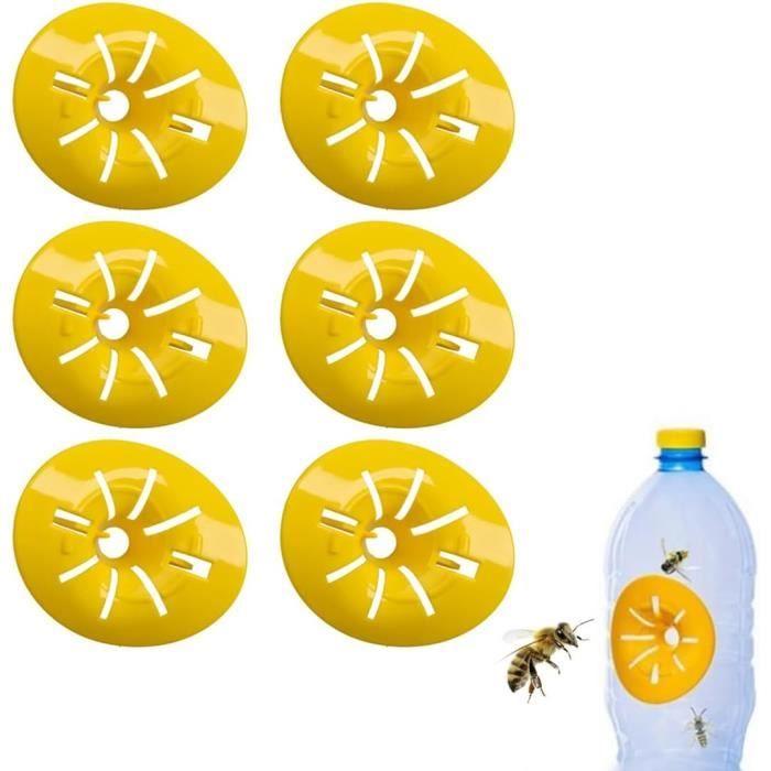 

6 pcs Piege Frelon,Micro Guepe,Piège à Frelon,Piège De Guêpe Catcher D abeilles Piège à Insectes en Plastique Piège À Guêpe Catcher