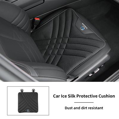 Car Stickers Seat Ice Silk Cushion Pad Anti-slip Protect Seat Cover Mat For V40 XC70 XC90 V70 V60 V50 S80 S40 AWD