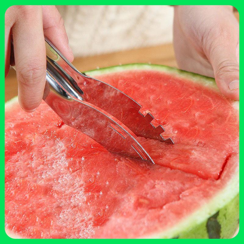 Watermelon Cutter & Fruit Divider - Multi-functional Stainless Steel Kitchen Gadget