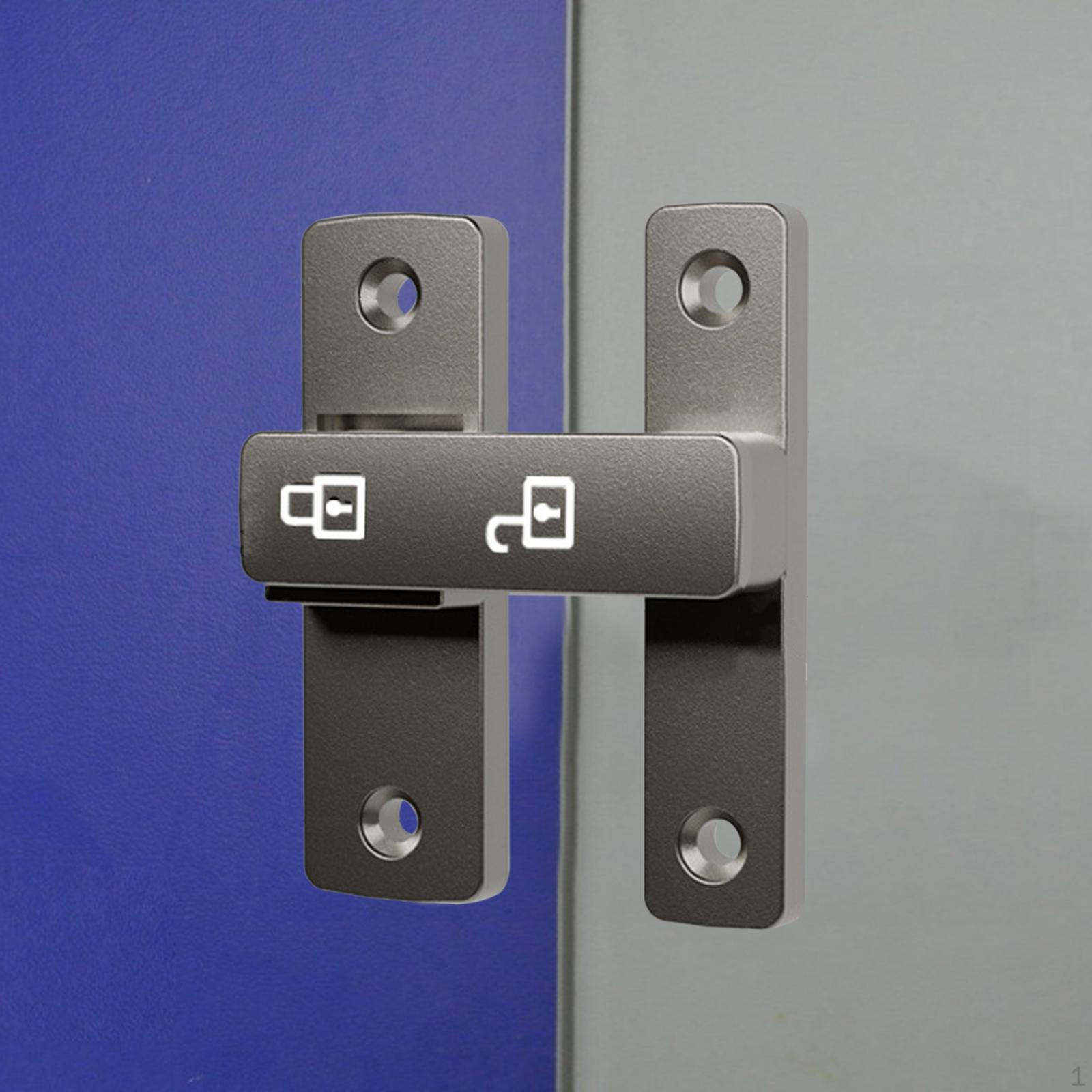 

Sliding Barn Bolt Latch Luminous 180 Degree Durable for Protecting Your Home сірий