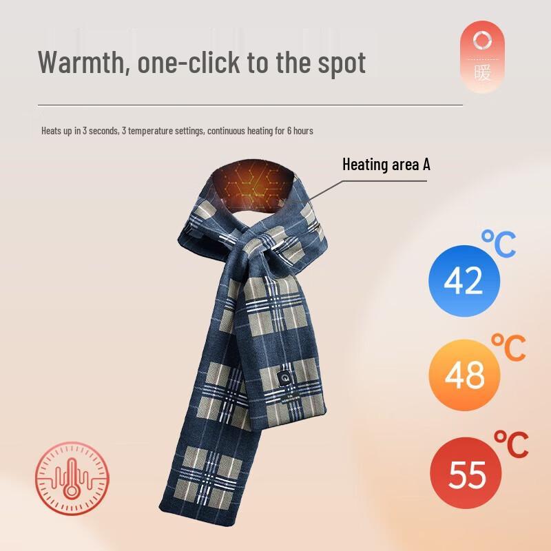 

Rainbow Washable Graphene Heated Neck Scarf