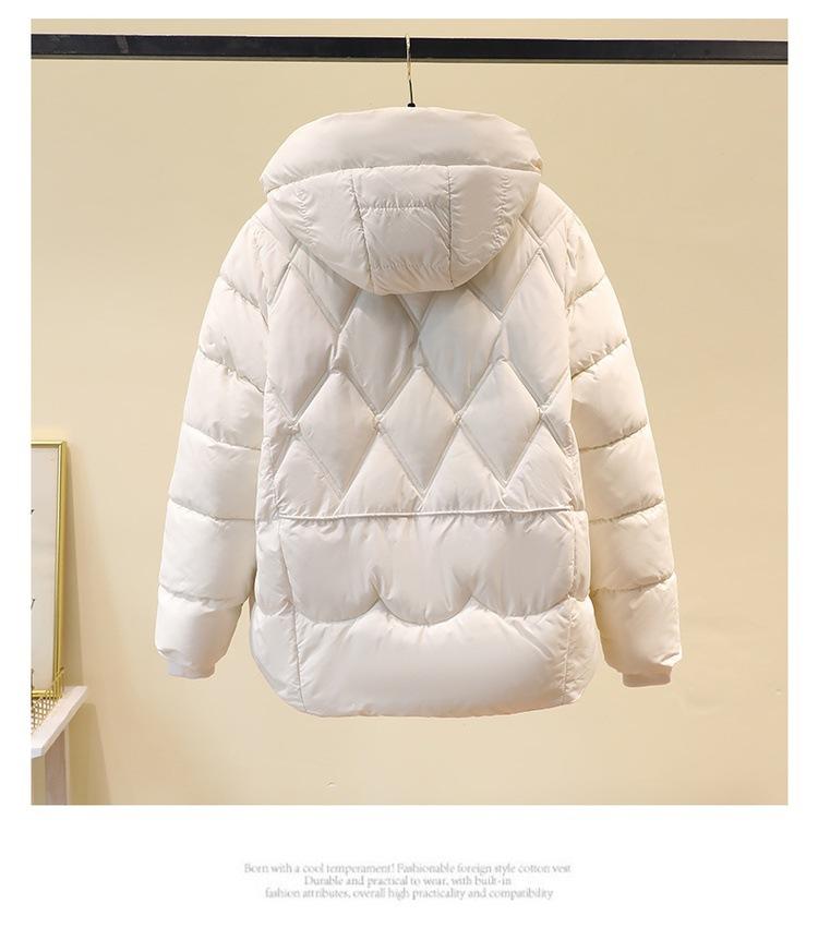 Women’s Short Hooded Windproof Thicken Warm Winter Jacket