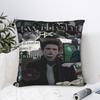 Home Decor Edward Cullen Homage Twilight Pillowcases Merch  Pillow Cover Zippered Multi Size