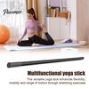 Core Muscle Strengthener Yoga Stick Adjustable Stainless Steel Stretching Rods with Foam Handles Rod Exercise Tool Posture Corrector Bar for Mobility