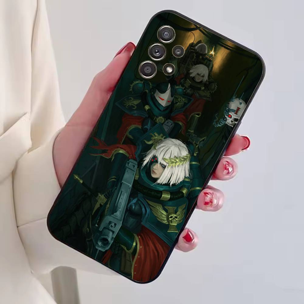 Custodia GamePhone W-Warhammer 40k Per Samsung S25,S24,S21,S22,S23,S30,Ultra,S20,Plus,Fe,Lite,Note,10,Copertina Nera