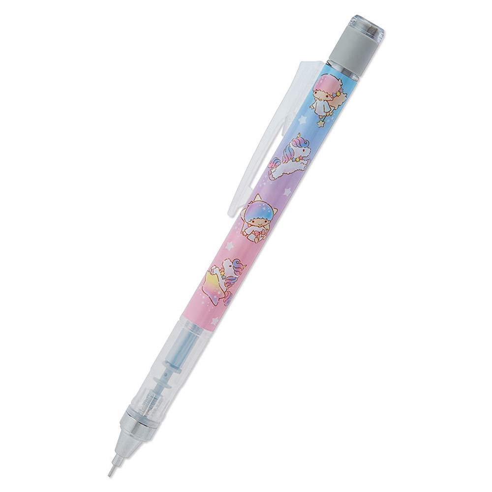 Sanrio Little Twin Stars MONO Mechanical 739511 Eraser-Equipped Pencil, Monograph,
