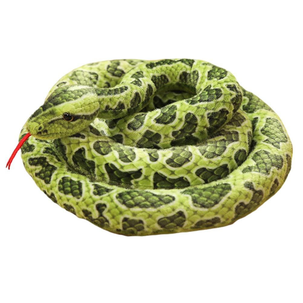 

Realistic Snake Plush Toy Stuffed Animal Garden Props Indoor Outdoor Prank Toys