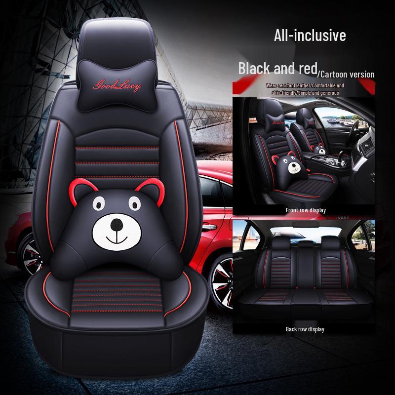 Full Leather Car Seat Cover, Universal Fit for Bin Yue, Emgrand GS, Vision, Boyue