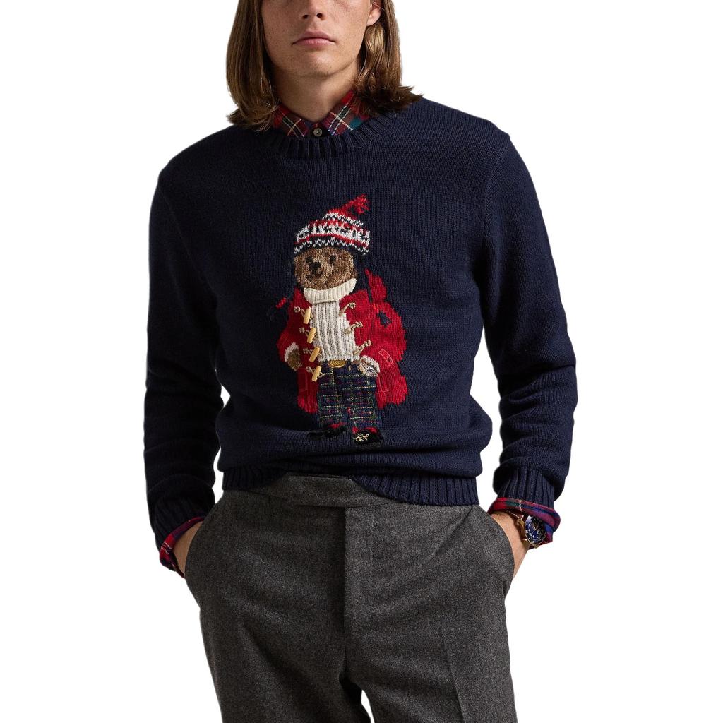Polo Ralph Lauren Polo Bear Sweater Standard Men's Marine Blue 710952384-001