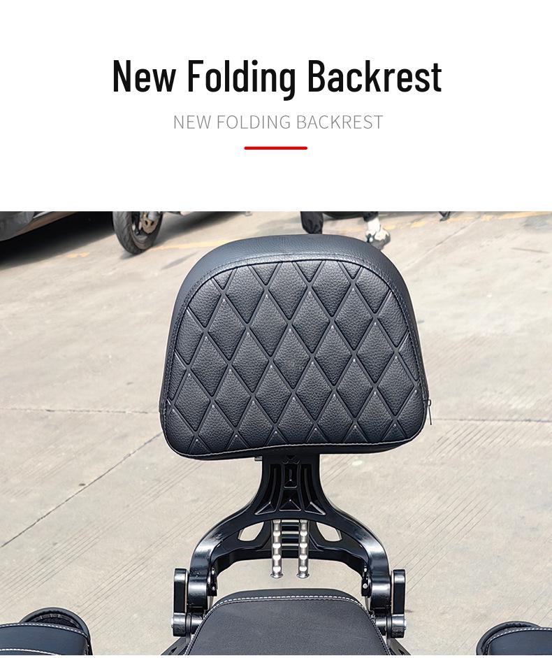 Mala Lateral Shan Yi para Motocicleta Benda Rock Cinza 250 com Suporte Não Destrutivo Estilo Retrô de Pendurar