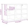 Shoe Cabinet with Shelf White 77.5 x 30 x 51 cm Particleboard