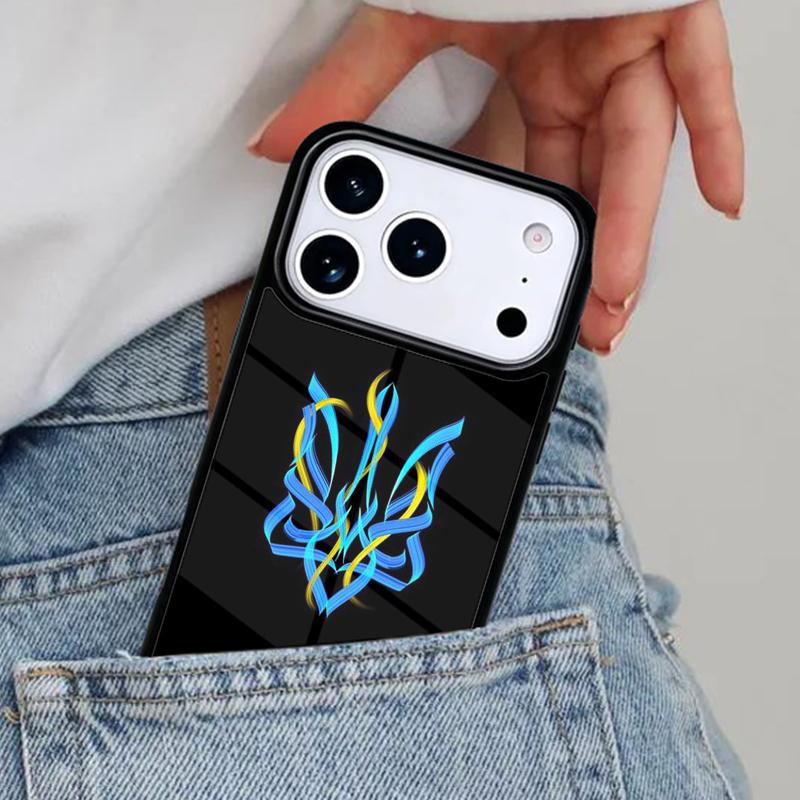 U-kraine Flag Soft Phone Case for iPhone 17ProMax 12 13 14 15 16e 17 Pro Max Plus Air Cover