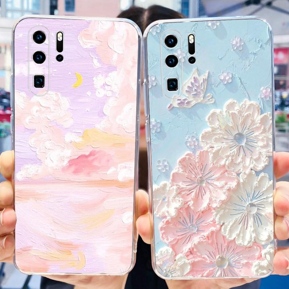 Lovely Printing Case For Huawei P30 Pro P 30 P30 Lite Soft Silicone TPU Back Cover For Huawei P30 P30lite P30pro Phone Cases
