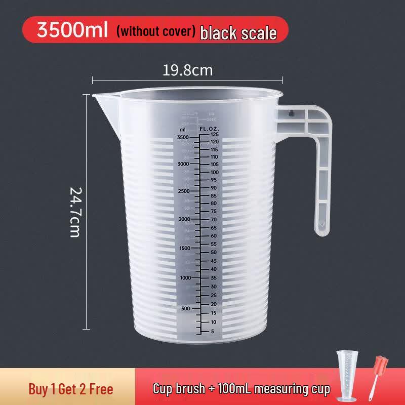ZISIZ Food-Grade Plastic Measuring Cup