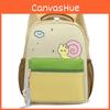 Kids Large Capacity Color Blocked Backpack With Cartoon Snail Print Design