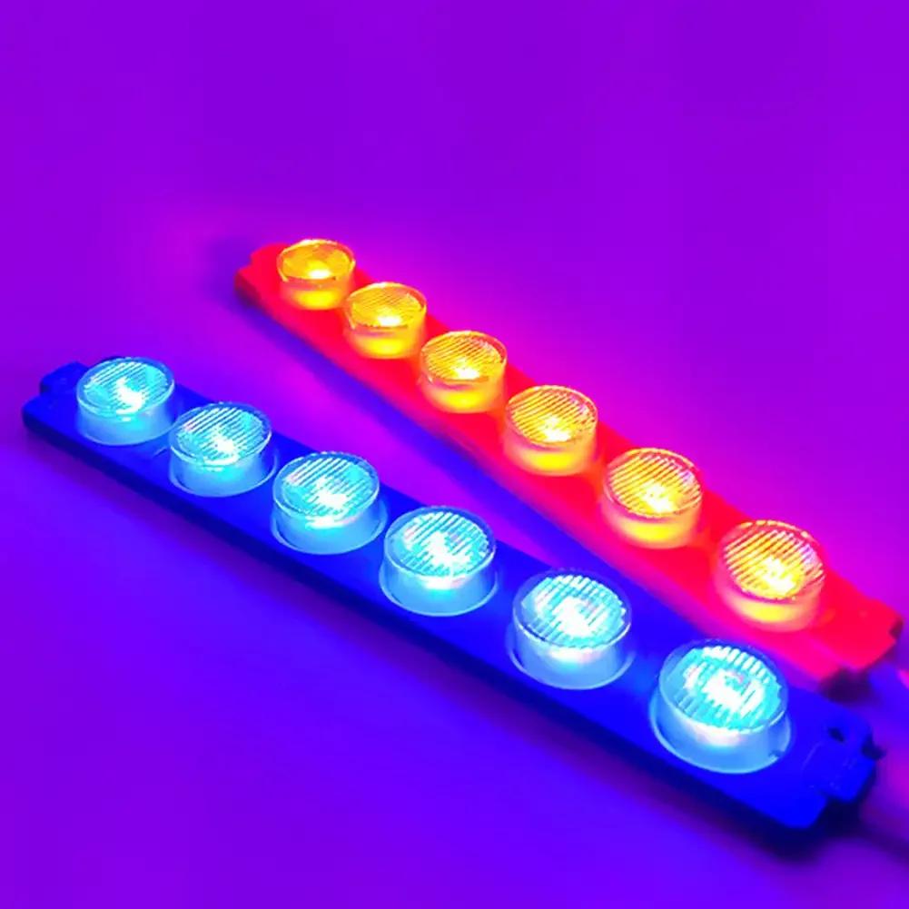 2 Stücke 6/12LED Strobe Warnung Blinkt Grille Warnen Notfall Licht Für Auto Lkw Atmosphäre Lichter Für Auto Motorrad led Licht