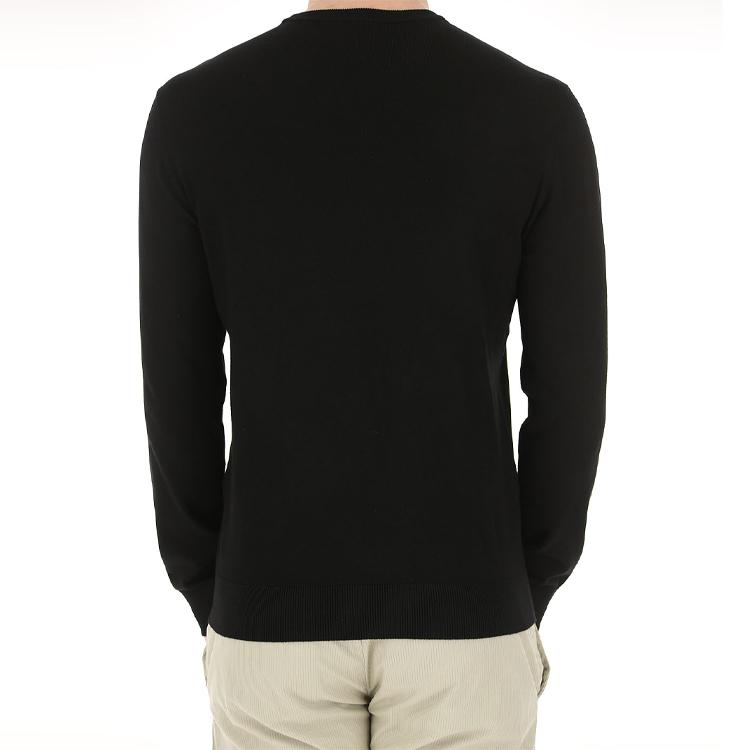 Emporio Armani Sweaters Men's Black Crew Neck Moderate Other 8N1MA1-1MPQZ-0999