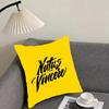 NNatus VincereE Logo Cushion Cover Pillowcase Ultra Soft Skin Friendly Fabric Cloud Like Comfort Concealed Zipper