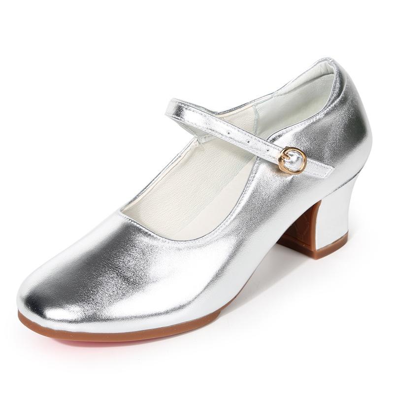 2025 New Square Dance Shoes Dancing Shoes Women's Soft-soled Dance Shoes Summer Dance Shoes High Heels Training Teacher Shoes
