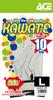 Work Pig Split 10 Gray [ACE] [Bulk Purchase] [10-Pack] Gloves, Leather, Padded, Pairs, Medium, AG547-10P,