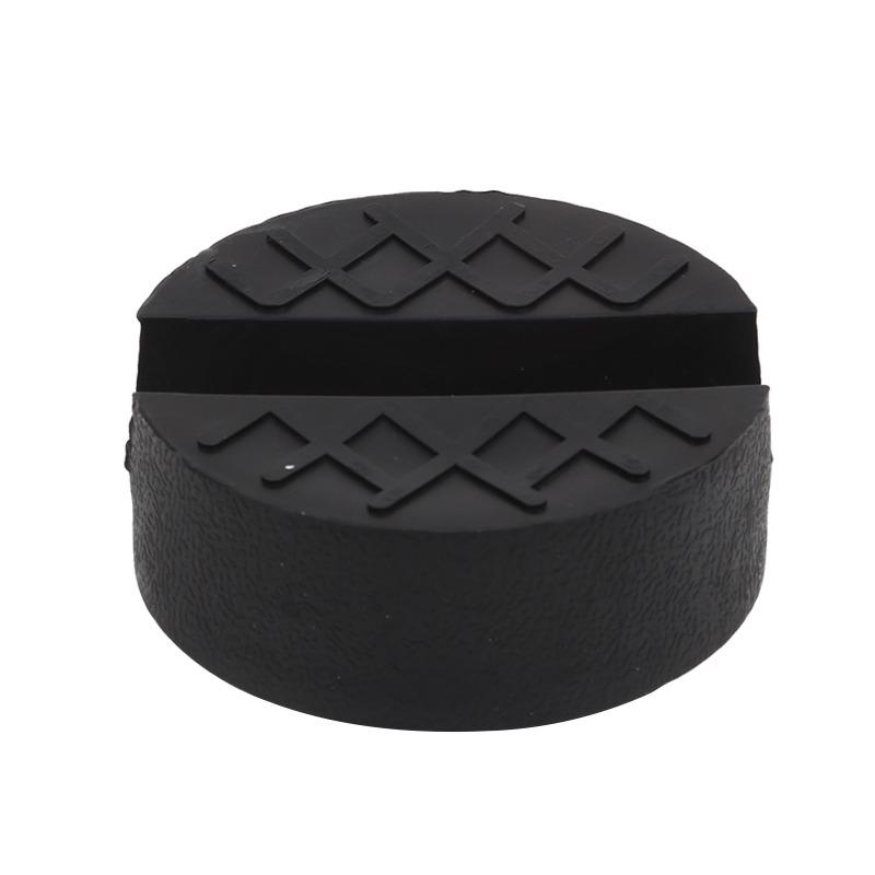 Floor Slotted Car Rubber Jack Pad Frame Protector Guard Adapter Jack Disk Pad Tool for Pinch Weld Side Lifting Disk Auto Repair Maintenance Accessory