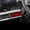 For Kia Sportage 2022 2023 2024 2025 Real Soft Carbon Fiber Sticker LHD RHD Car Center Console Side Outlet Panel Accessories
