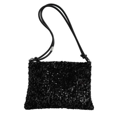 Liebendo Sparkly Sequin Bag, Party Bag, Handbag, Shoulder Bag, Wedding Bag, Party Bag, Occasion Bag, Women's, Black, Silver, Cute, Stylish, Sparkly,