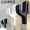 1-4 Stück 3D Duschwand Handtuchhaken Klemme an Duschwandhaken Bohrlos Badezimmerhaken für Kleidung Handtücher Bademäntel Home Organizer