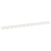Lawn Edging 10 Pcs 102 X 4 X 4 Cm Steel White