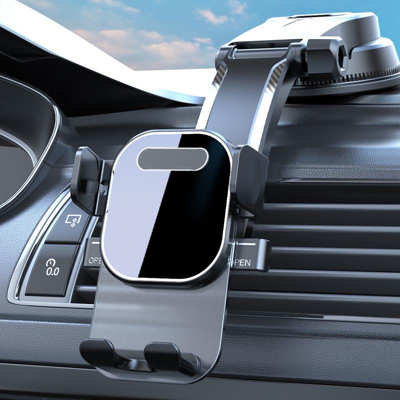 Automatic Lock Car Phone Holder with Dashboard Suction Cup and Air Vent Mount