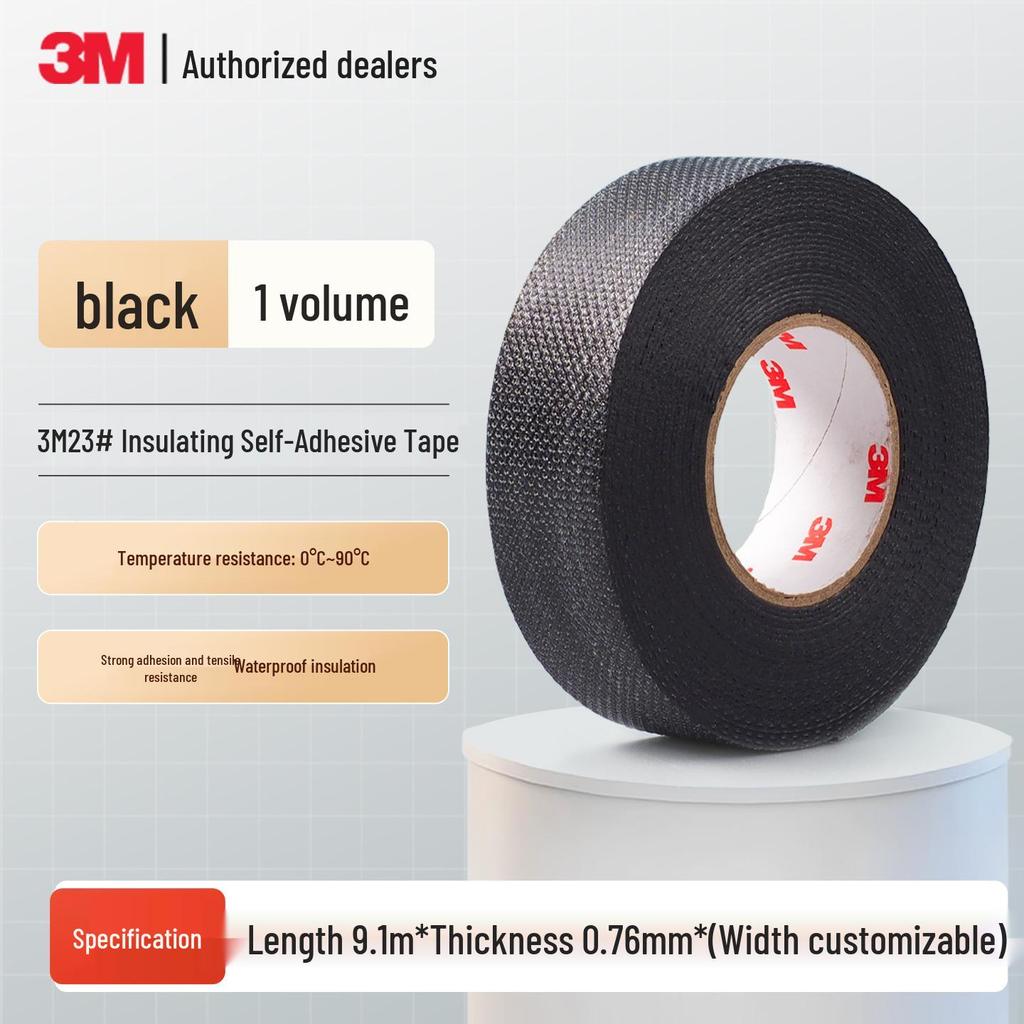3M Waterproof Self-Adhesive Insulating Tape for Water Pipes, Ethylene Propylene Rubber, High-Temperature Resistant.