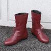 Women's Flat-bottomed Short Boots Autumn and Winter New Comfortable Large-size Casual Short Boots