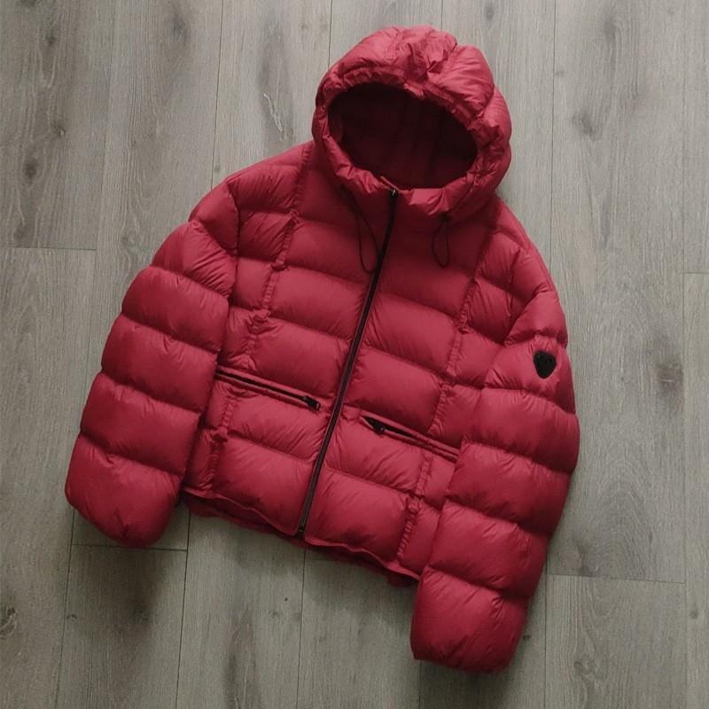 Womens Lightweight Hooded Down Jacket 90% Duck Fill Loose Fit Casual Winter Coat Daily Wear