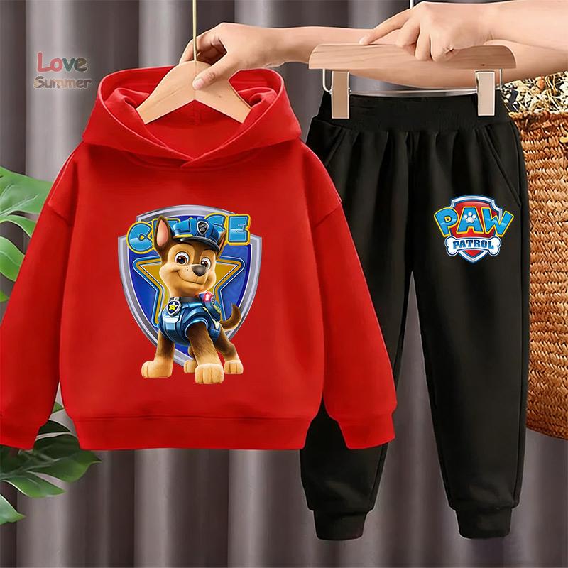 

Paw Patrol Дитячі Худі+штани Комплекти з 2 предметів Чейз Дитячий Косплей Хлопчики Пуловер Толстовка Дитячий Одяг 4-14 років 140