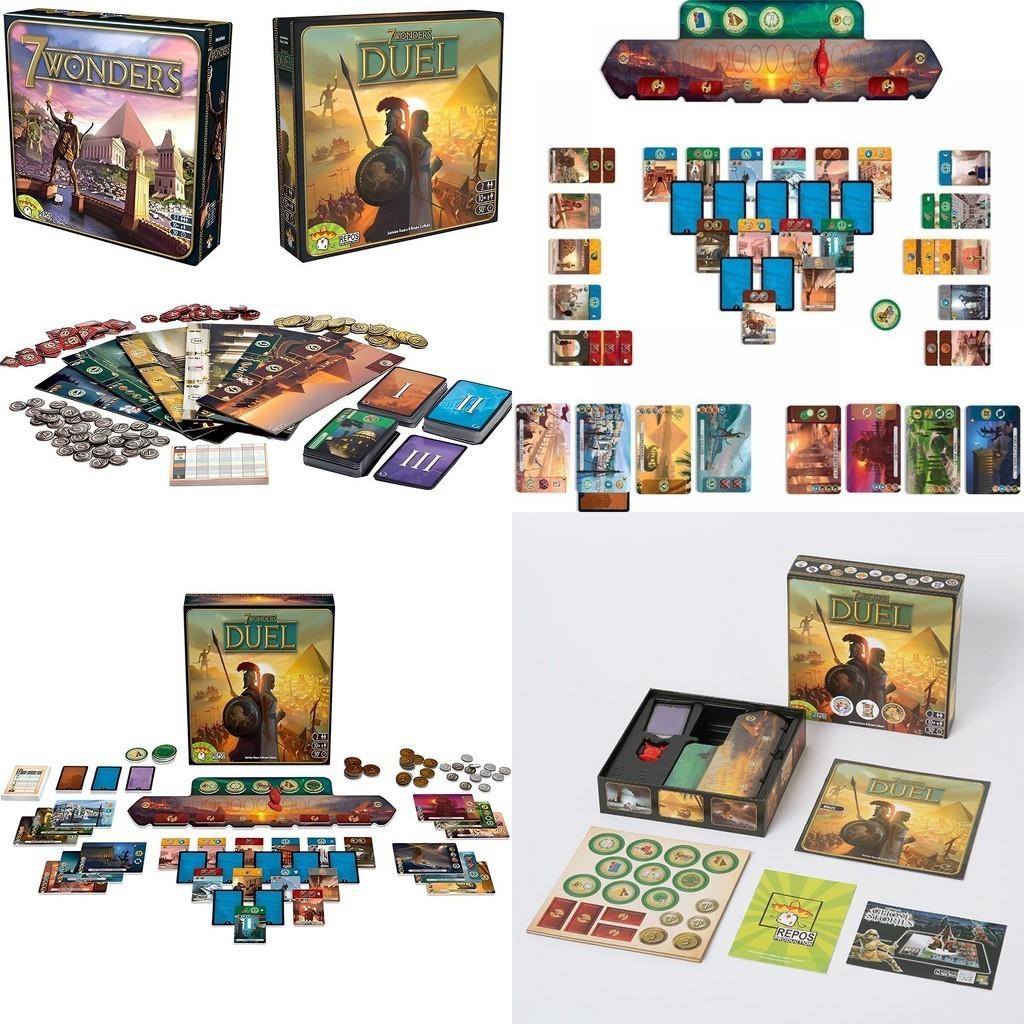 7 Wonders Duel Strategie-Brettspiel für Erwachsene Kinder