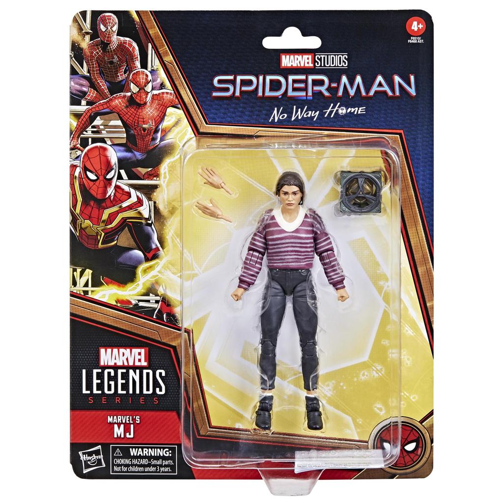 Hasbro Marvel Legends Serie MJ No Way Home Actionfiguren Ab 4 Jahren Authentische Spider-Man 15 cm Figur, (F6510),