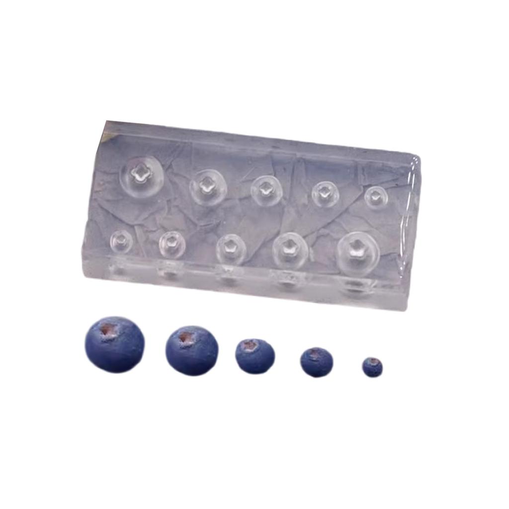 Flexibel Robust Silikon Epoxi Blåbärs Kasterform Möbler Formad Bricka Diskar Formar för Hantverk och Hemdekoration