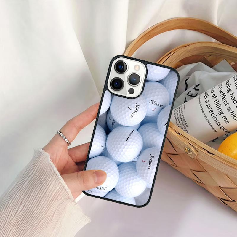 Sport Golf Ball Course Field Phone Case For iPhone 17 Air 16 15 14 11 12 13 Pro  MAX Plus coque Cover Shell