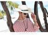 Men's Trendy Wide Brim Denim & Straw Foldable Sun Hat for Outdoor Travel