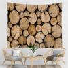 Geometric Wood Pattern Tapestry Northern Europe Style Tapestry Hippie Home Living Room Bedroom Decoration Psychedelic Tapestries