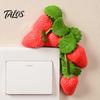 Decorative Switch Surround Fruit Wall Stickers, Creative Kitchen 3D Cute Waterproof Socket Decal Decor, Resin Children Room Sticker