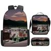 South Park Backpack Student Bag Southpark Backpack Cartoon Satchel Pencil Case