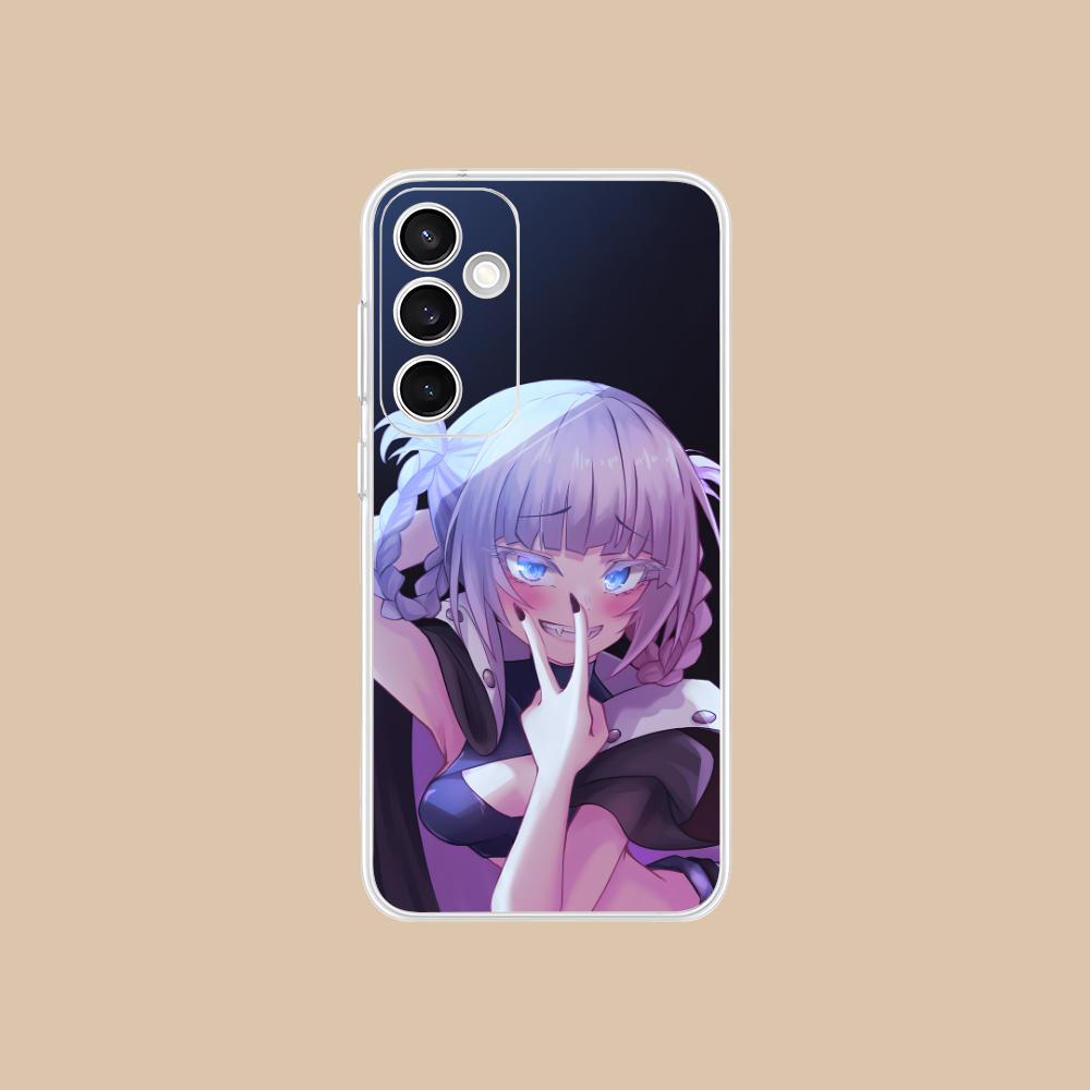 Call Night Nazuna Clear Mobile Phone Case for Samsung Galaxy S25 S24 S23 S22 S21Plus FE Ultra Colorful Cover Galaxy S23 Ultra