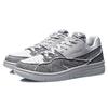 Li Ning 937 Deluxe Low Fabric Shock Absorption Slip Resistant Durable Rebound Low Top Retro Basketball Shoes Women sneaker Gray AGBR050-5