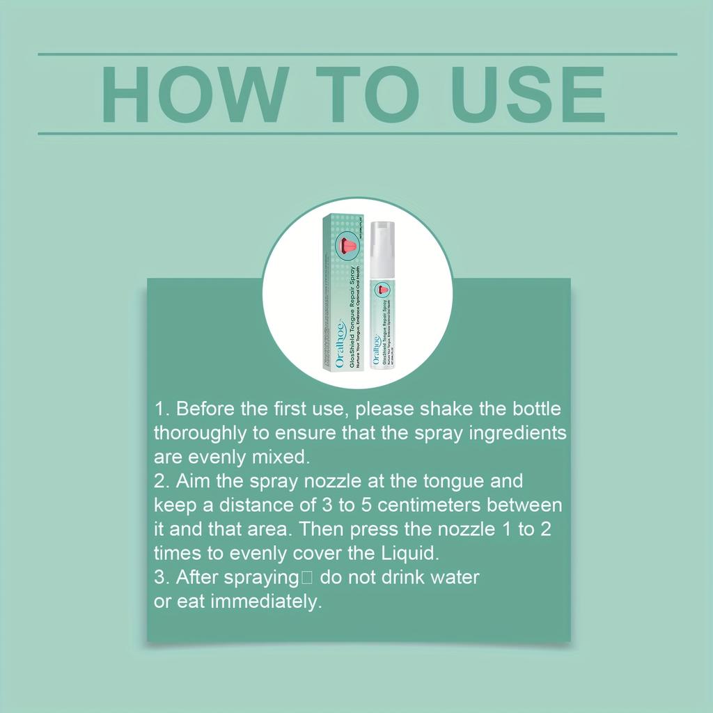 Tongue Care Spray, Fresh Breath, Oral Care Cleaning, Tongue Coating Cleaning, Portable Design, Easy To Use, Daily Oral Care Spray