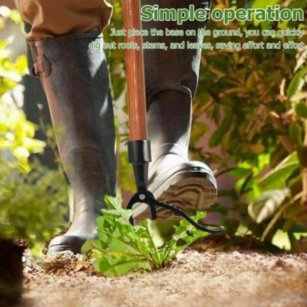 Claw Weeder the Stand Up Weed Puller Tool Root Remover Replacement Foot Garden Pedal Metal Outdoor With Head Weeding Weeder R7A5