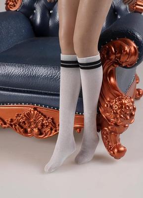 [TOYBARJAPAN] 16 Scale Figure Cdtoys CC003E White Stockings for Sexy High School Girls (Body, Clothes, and Shoes Not Included)