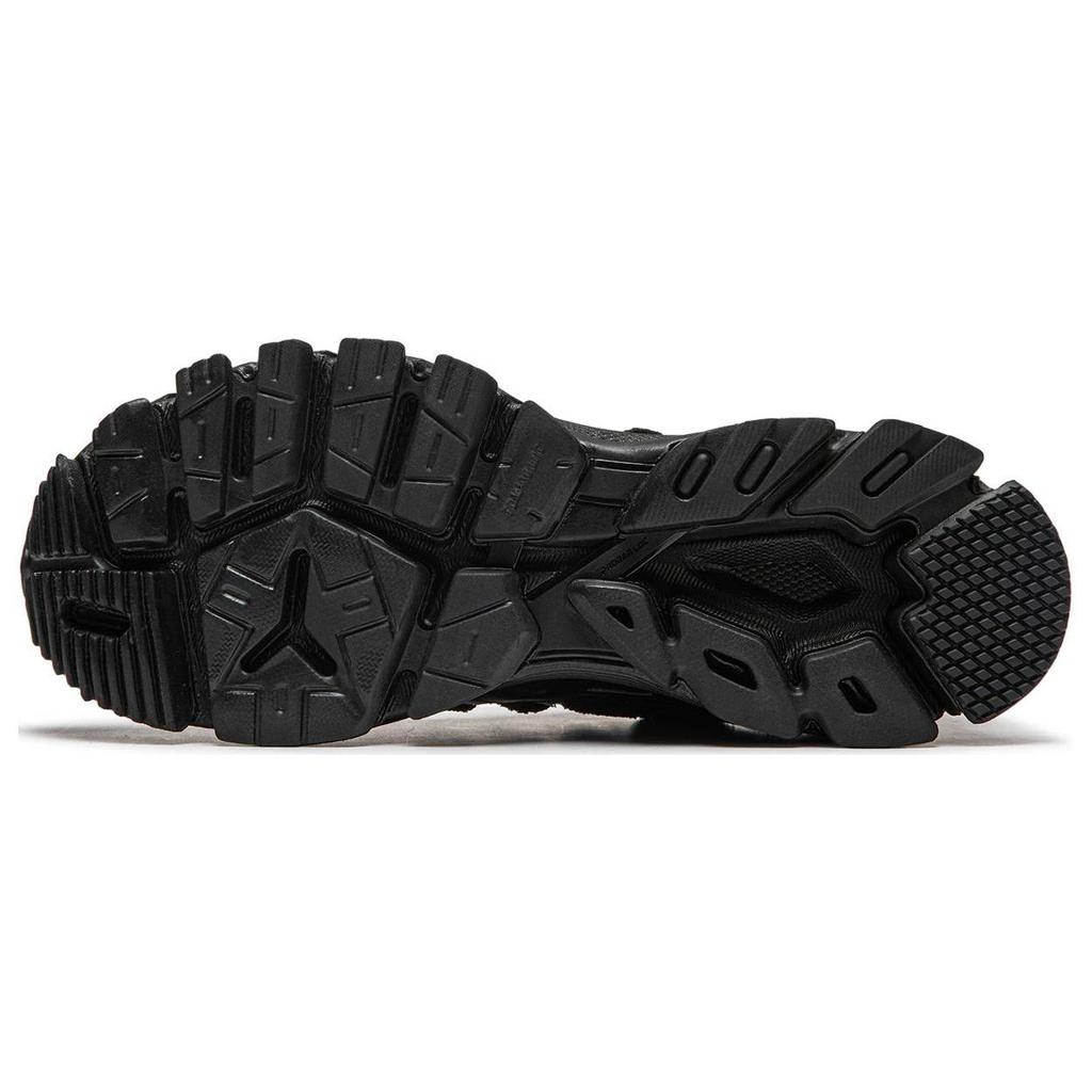 Li Ning Abrasion Resistant Breathable Low top Running Shoes Women's Black AZGU078-3